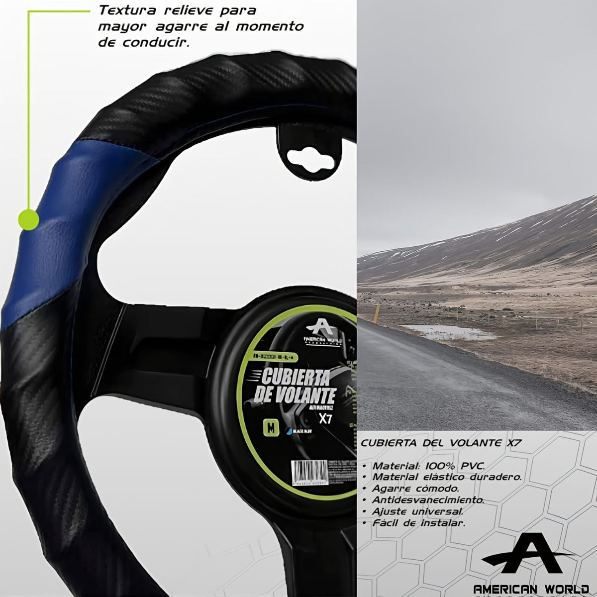 Funda Cubrevolante Deportivo Auto/camioneta Premium X7 Piel