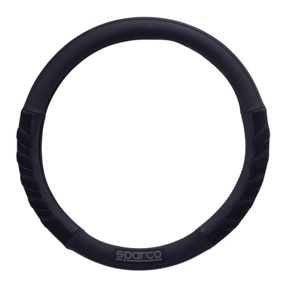 Cubre Volante + Hombreras Sparco Negro Deportivo Elegante