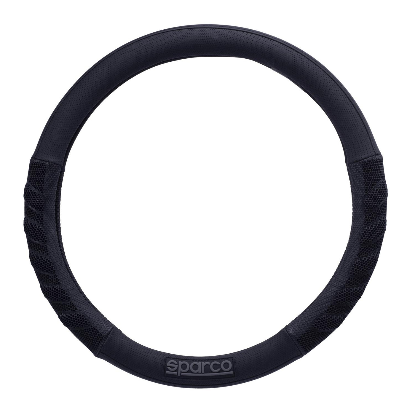 Cubre Volante + Hombreras Sparco Negro Deportivo Elegante