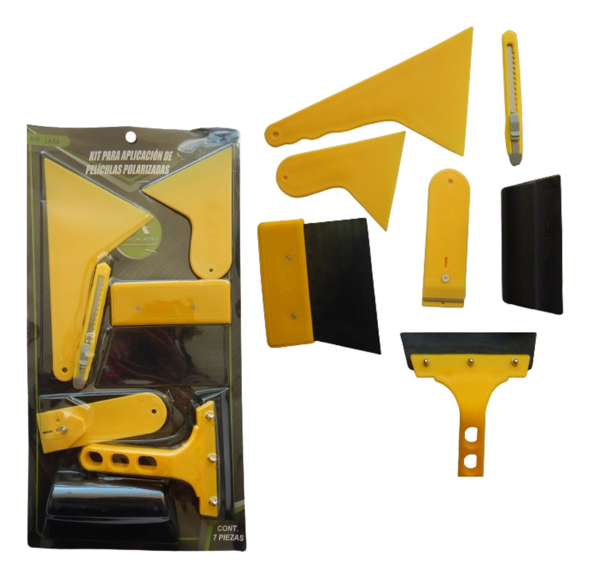 Kit De Instalación De Espátula Depelícula Parapolarizar7pzas
