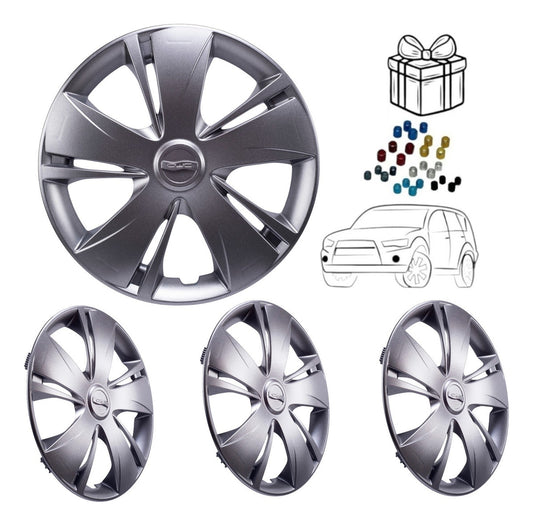 Tapones Deportivos Owc Titanium Rin 14 Nissan March + Regalo