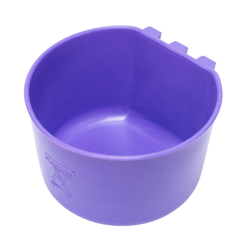 PLÁSTICOS AF Comederos y Bebederos Jaula de 1.2 L Morado para Aves, Pericos, Gallos y Pájaros, Kit de 10 Piezas. para Alimento Húmedo, Seco, Semillas y Alpiste. Dispensador y Alimentador para Jaula.