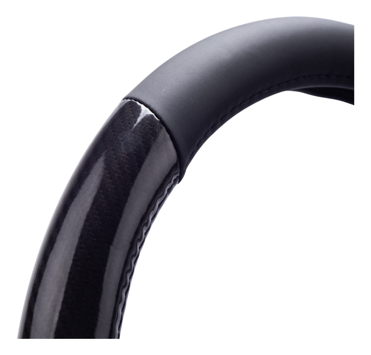 Funda Cubre Volante Cuero Deportivo Universal Negro Protect