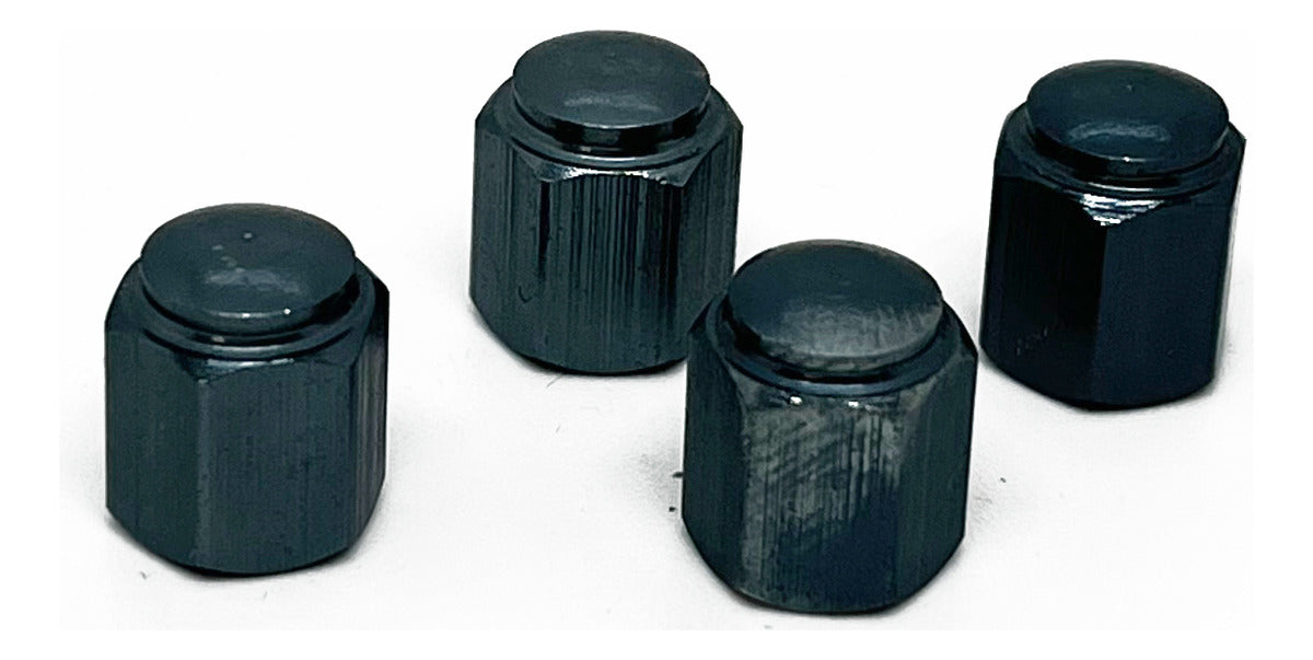 5 Tapón Pivote Válvula Cubre Llanta Aluminio Auto Moto Bici