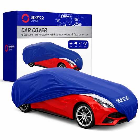 Cubierta Funda Para Coche Sparco Azul Mediana Cover