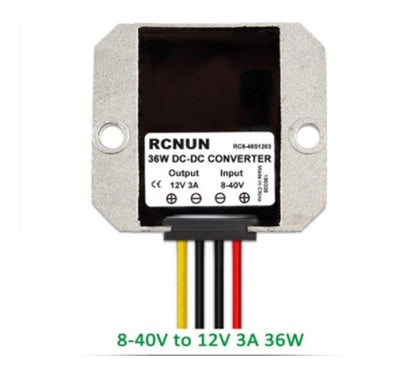 Convertidor De Voltaje Dc 8-40v A 12v Dc 3amp