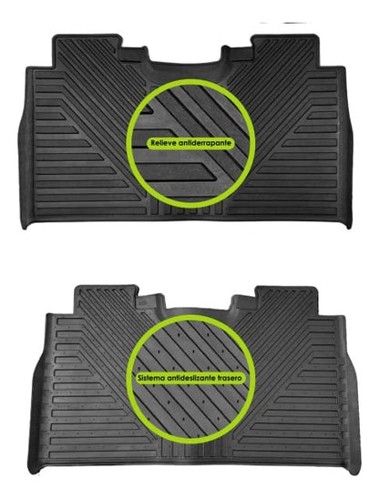 Tapete Para Camioneta Estilo Terraflex Ford Negro Charola