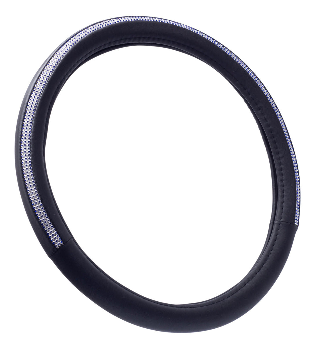 Funda Volante Auto Diamante Azul Bling Linea Delgada