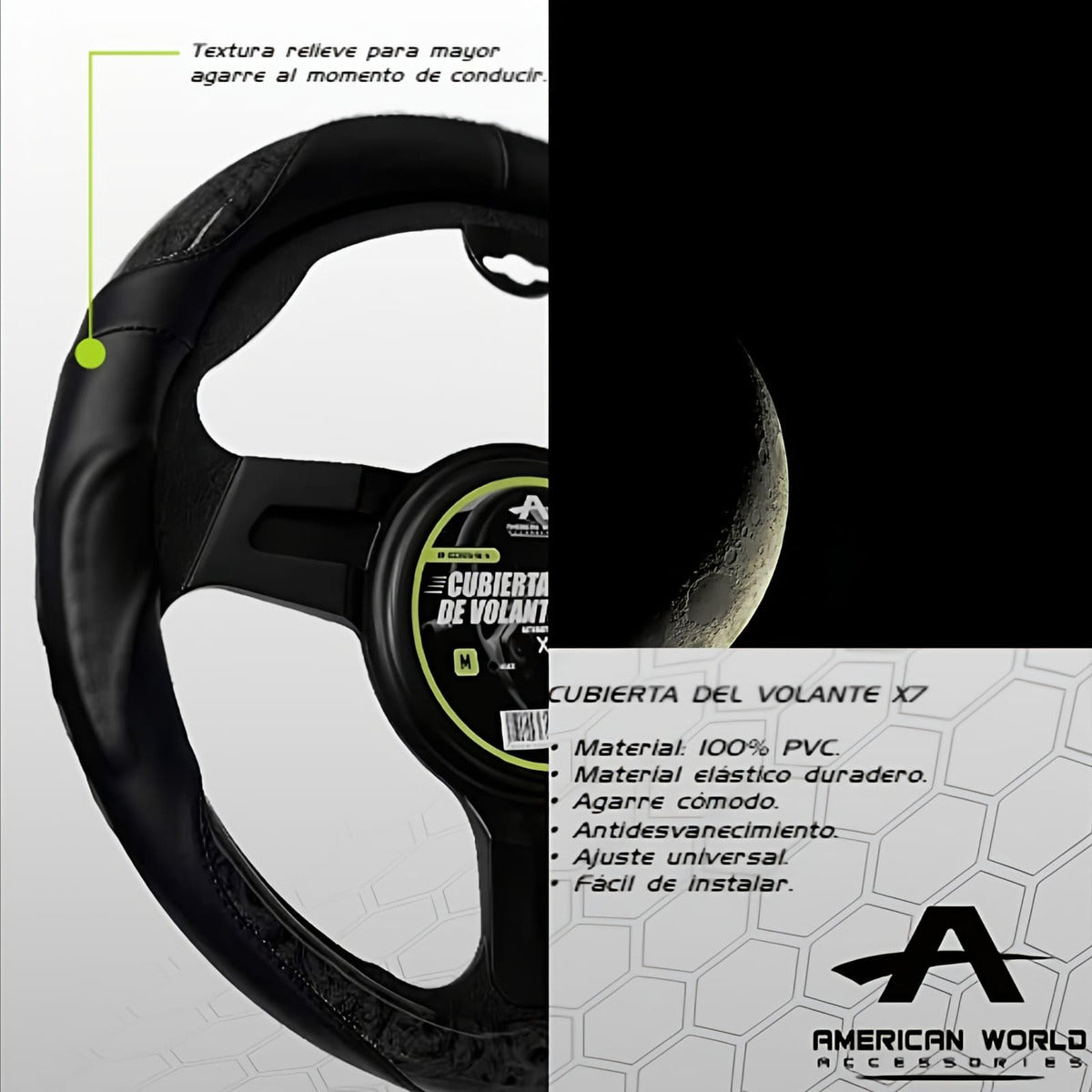 Protector Cubre Volante Deportivo Funda Premium X7 Cuero