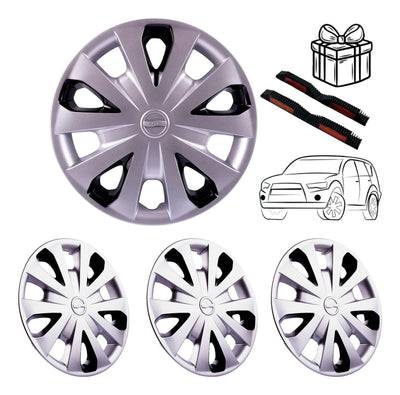 Tapones Polveras Llanta Rin 15 Nissan Tipo Versa Bitono