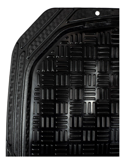 Tapete Uso Rudo De Charola Grecia Carbon Matte 4 Pzs