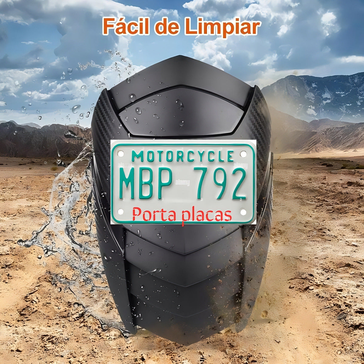 Universal Salpicadera Trasera Para Motos 130-160mm