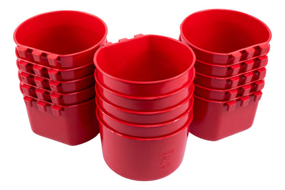 Comedero Para Gallo 1 Litro 100 Pz