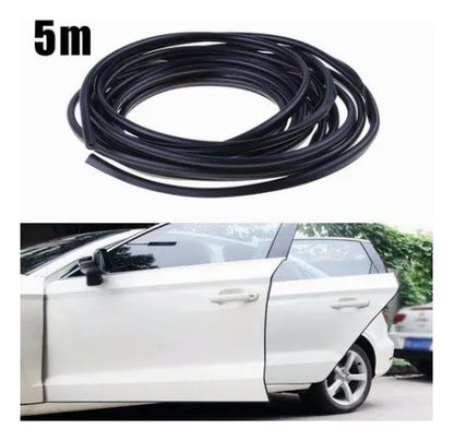 Moldura Protectora Puerta Auto/camioneta Antigolpes Negro 5m