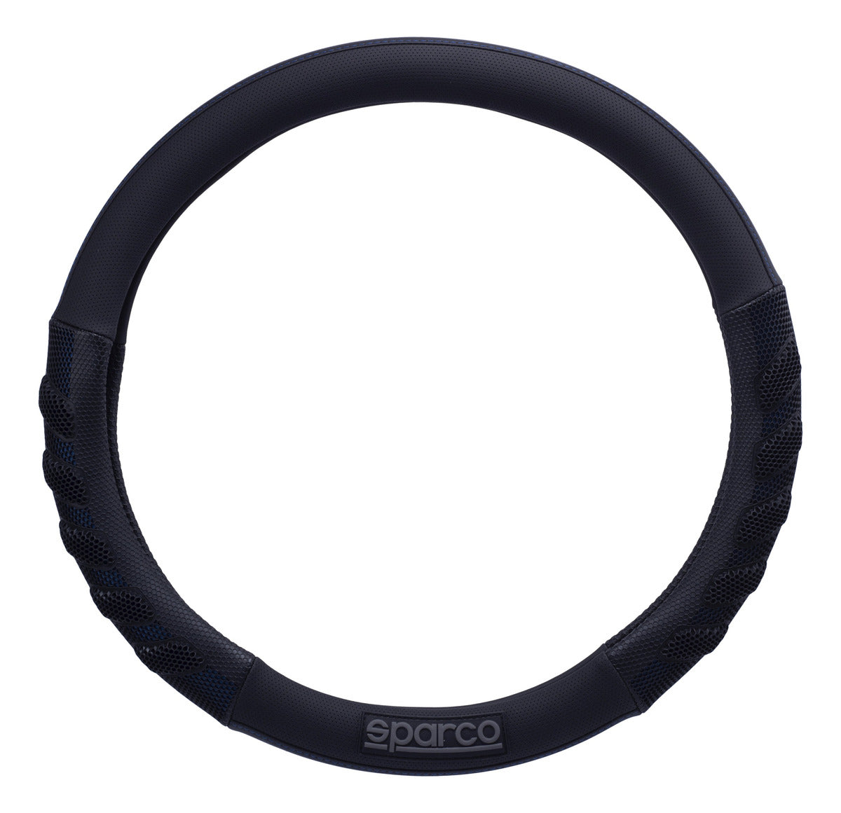 Funda Cubrevolante Sparco Negro Azul Cubre Cinturón