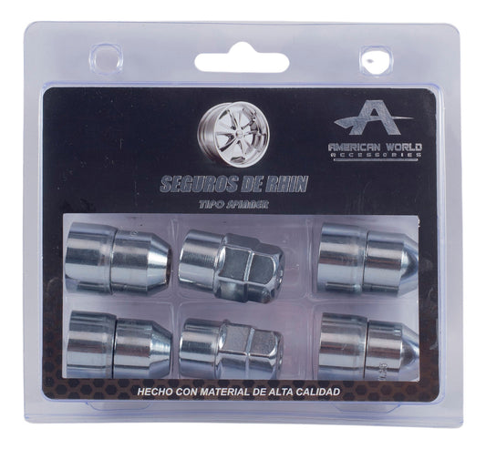 Seguro De Rin 12*1.25 Birlos 2 Llaves Auto Camioneta Llanta