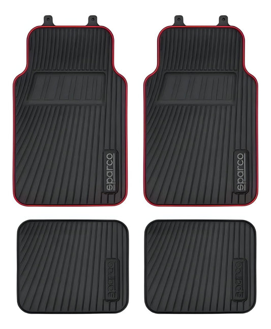 Tapete Alfombra Para Auto Universal Uso Rudo Juego 4 Pz