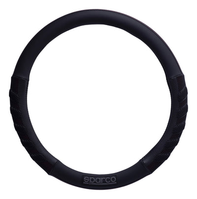 Funda Cubrevolante Sparco Negro Rojo Cubre Cinturón