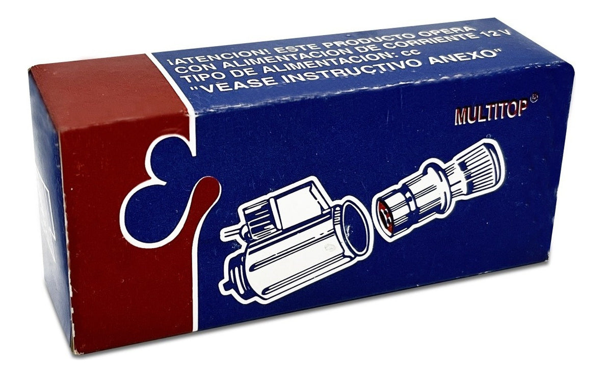 Encendedor Automotriz Universal Completo Arillo Naranja