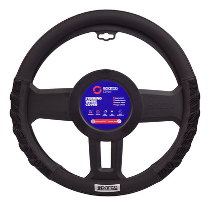 Cubre Volante Auto Sparco Placa Negro Deportivo Elegante