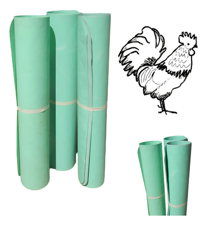 10 Separadores De Gallos Flexibles Verdes Gallo Gallinas