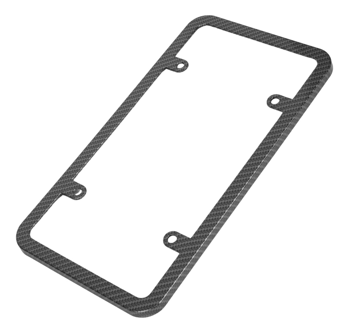 2 Pz Porta Placas Metalica Fibra Carbon Con Mica Cubre Placa
