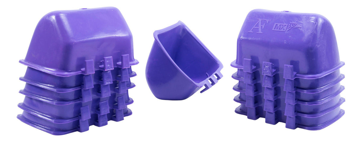 Comederos Gallos Champions Morado  50 Pz + 3 De Regalo