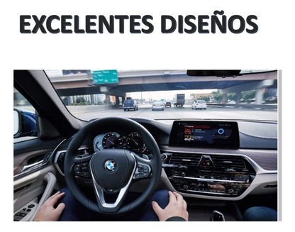 Funda Volante Fibra Carbono Auto Bmw Nissan Audi Vw Subaru