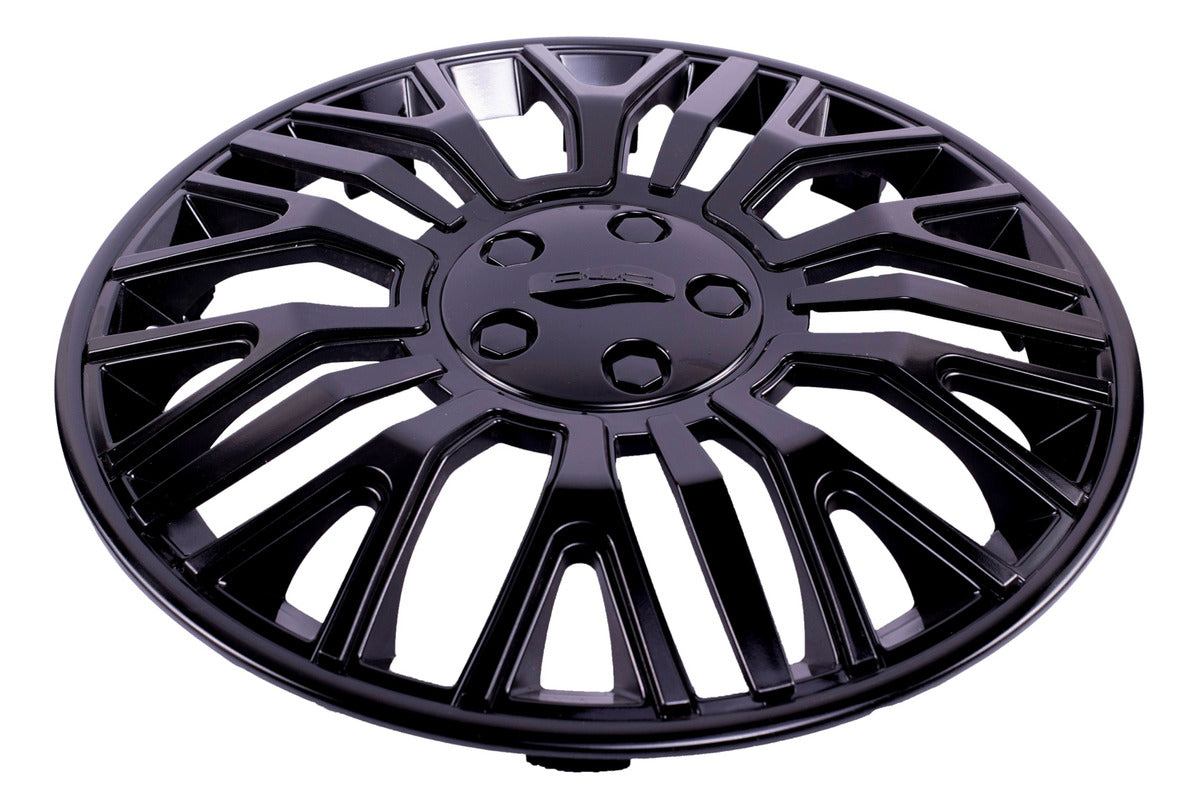 4 Tapones Polvera Deportivo Legara Negro Rin 14 Tipo Origina