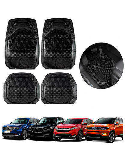 Tapete Uso Rudo De Charola Grecia Carbon Matte 4 Pzs