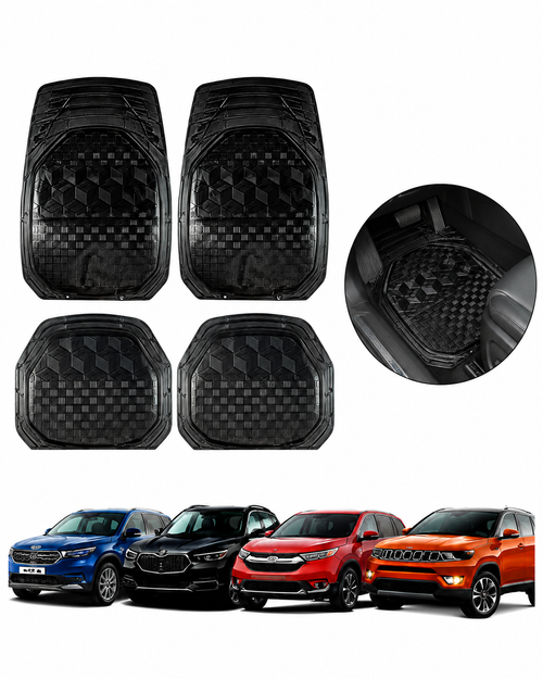 Tapete Uso Rudo De Charola Grecia Carbon Matte 4 Pzs