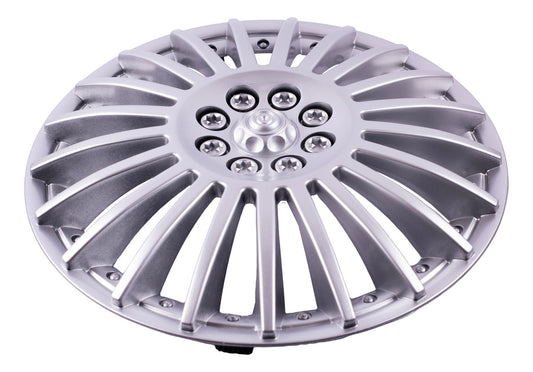 4 Tapones Polveras Llanta Rin 14 Gris Deportivo