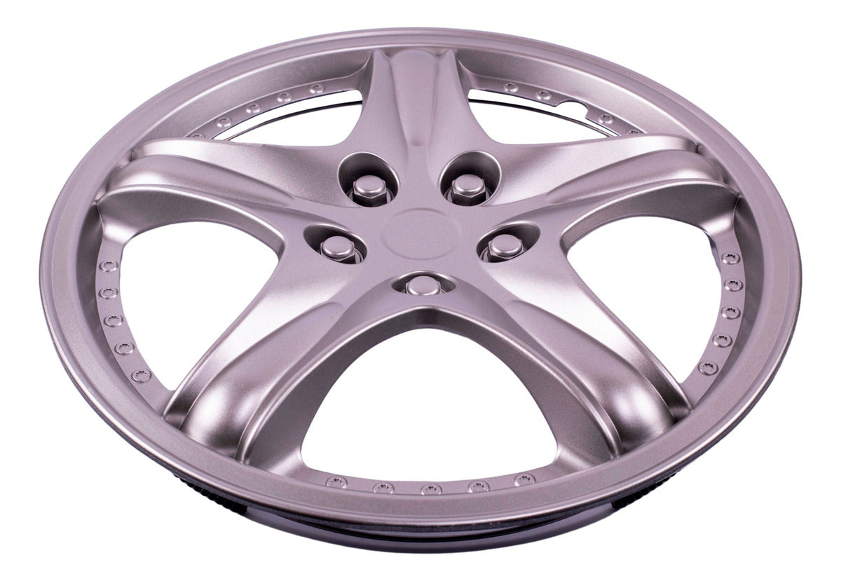 Tapones Universales Deportivos Estrella Para Rin 14 Gris