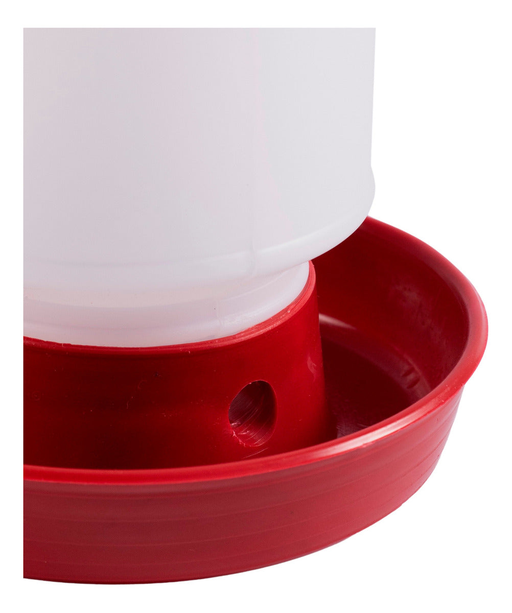 5 Bebedero Pollos Codorniz Gallinas Aves 1 Litro