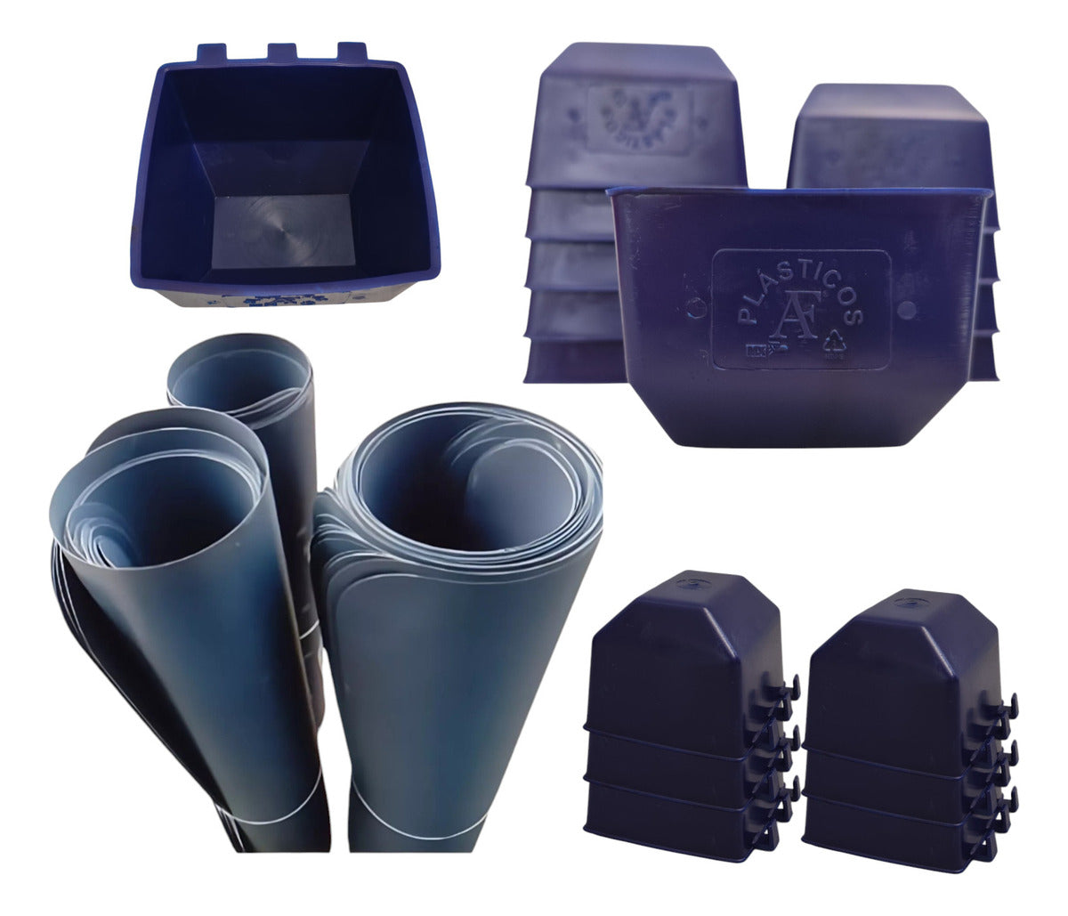 20 Separadores De Gallos Y 30 Comederos Cuadrados