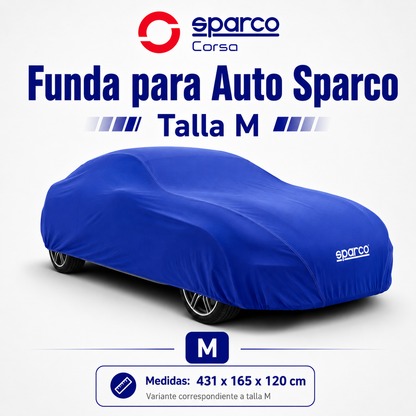 Cubierta Funda Para Coche Sparco Azul Mediana Cover