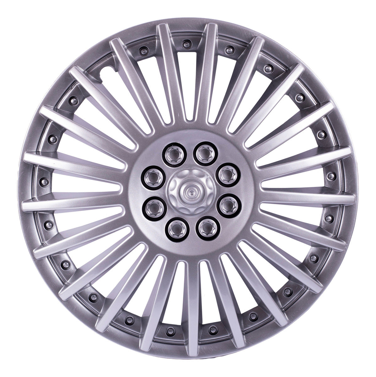 4 Tapones Polveras Llanta Rin 14 Gris Deportivo