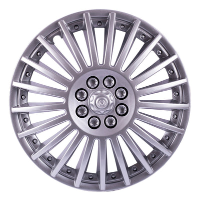 4 Tapones Polveras Llanta Rin 14 Gris Deportivo