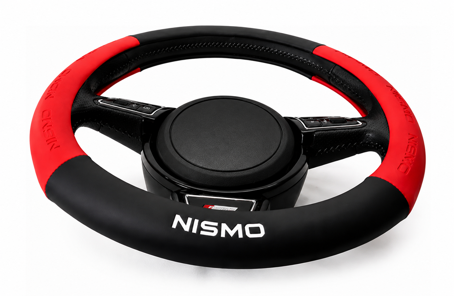 Cubre Volante de piel Nismo Rojo Deportivo Universal Funda