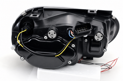 Faros Deportivos Golf IV Mk4 1998-2002 Led Par CROMO-CLARO