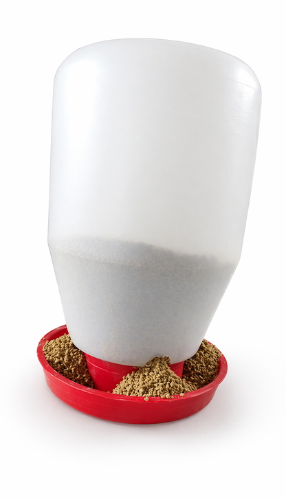 Paquete 4 Bebederos 4l + 4 Comederos De 4 Litros Para Aves