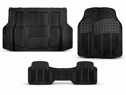 Tapete Proteck + Tapete Cajuela Cargo Universales Negro