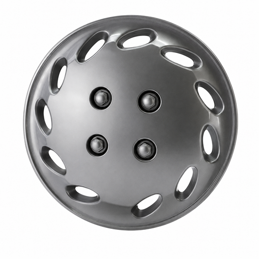 4 Tapones Polveras Rin 15 Deportivos Universal Gris Auto