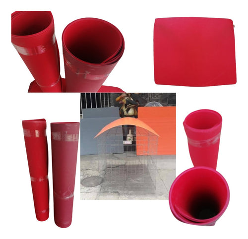 Separadores De Gallos Flexibles 10 Pz Rojos Gallos Gallinas