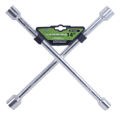 Llave De Cruz 14   Cromada Universal Llanta Auto/camioneta