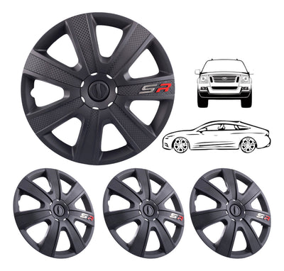 4 Tapones Polveras Llanta Rin 15 Optimus Negro Matte Sr