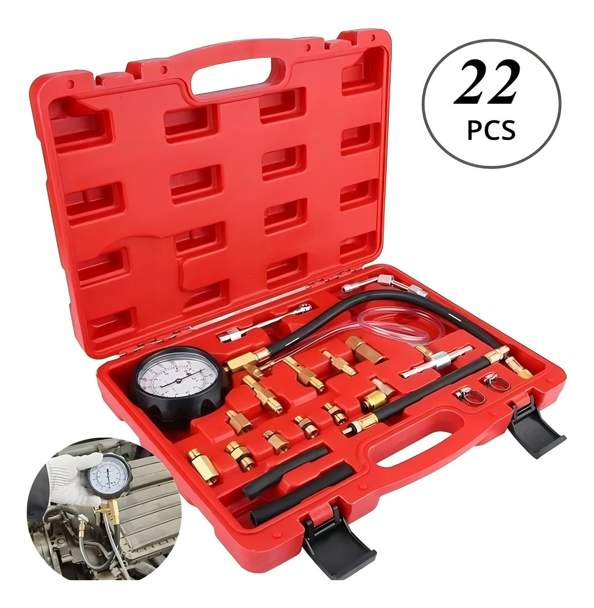 Manómetro Medidor De Presión De Gasolina 0-140psi