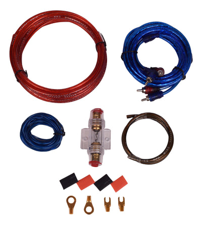 Kit Instalación Cable Rca Amplificador Audio Auto 10ga