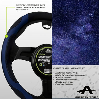 Funda Cubrevolante Deportivo Auto/camioneta Premiumx7 Azul