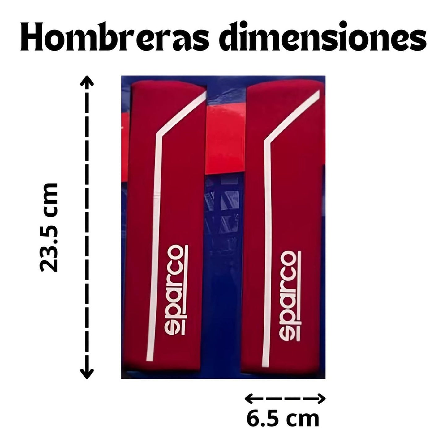 Funda Cubrevolante Sparco Negro Rojo Cubre Cinturón